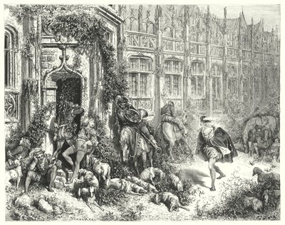 Dornröschen (Gravur) von Gustave Dore