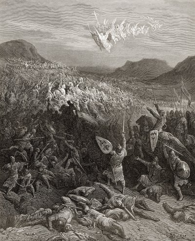 Die Schlacht von Nicaea im Jahr 1097, Illustration aus 