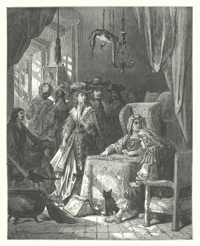 Die Fabeln von La Fontaine: Die Wahrsagerin von Gustave Dore