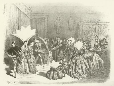 Der Jig-A Ball in der Herrschaft von Heinrich III von Gustave Dore