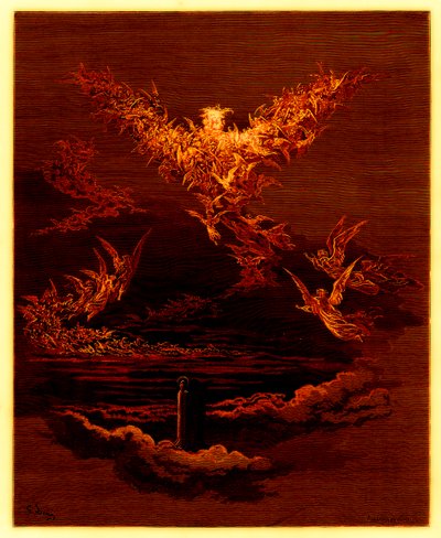 Die Vision des sechsten Himmels, Illustration aus 