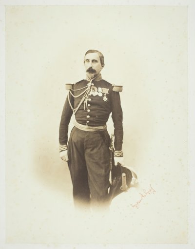 Ohne Titel [Französischer Offizier], 1857 von Gustave Le Gray