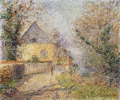 Häuser am Ufer der Eure, Louviers, 1902 von Gustave Loiseau