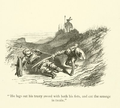 Illustration für die Werke von Rabelais von Gustave after Dore