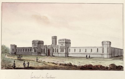 Gefängnis in Pennsylvania, 1831 von Gustave de Beaumont