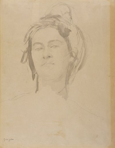 Kopf einer jungen Frau von Gwen John