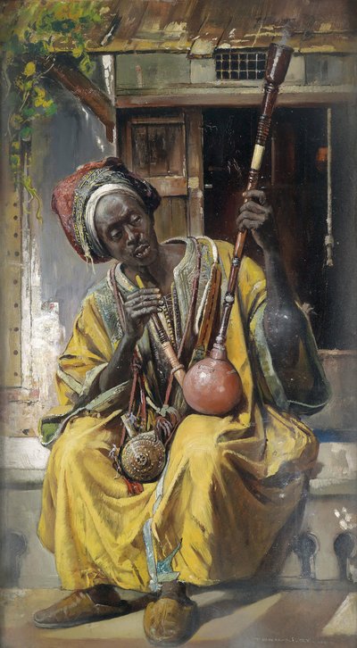 Der Wasserpfeifenraucher (1903) von Gyula Tornai
