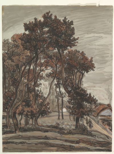 Landschaft in der Nähe von Saint Jean de Mont von Géza Peske