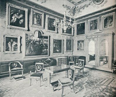 Der Staatsanrichtezimmer im Windsor Castle, um 1899, 1901 von HN King