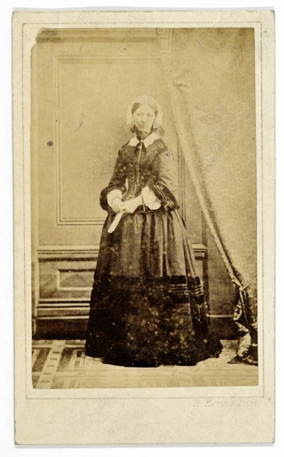 Carte-de-visite von Florence Nightingale, um 1858 von H. Hering