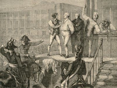 Die Hinrichtung von Ludwig XVI. am 21. Januar 1793 von H. de la Charlerie