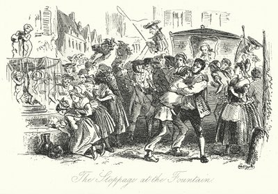 Der Stopp an der Quelle von Hablot Knight (1815-92) (after) Browne