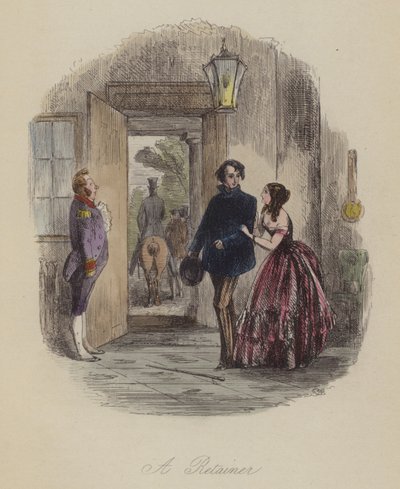 Illustration für Lewis Arundel oder Die Eisenbahn des Lebens von Frank E. Smedley von after Hablot Knight Browne
