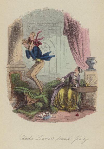 Illustration für Lewis Arundel oder Die Eisenbahn des Lebens von Frank E. Smedley von after Hablot Knight Browne