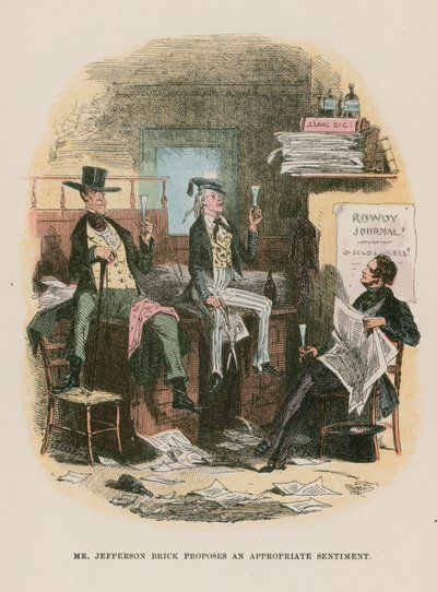 Illustration für Martin Chuzzlewit von Hablot Knight Browne