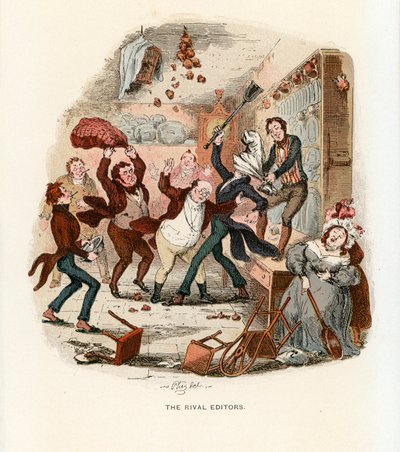 Illustration für die Pickwick-Papiere von Hablot Knight Browne