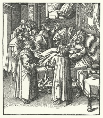 Der Tod des Heiligen Römischen Kaisers Friedrich III. von Hans (after) Burgkmair
