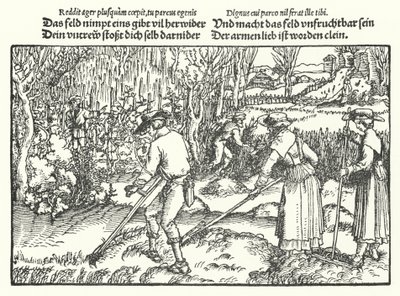 Die Schnitter von Hans (after) Burgkmair