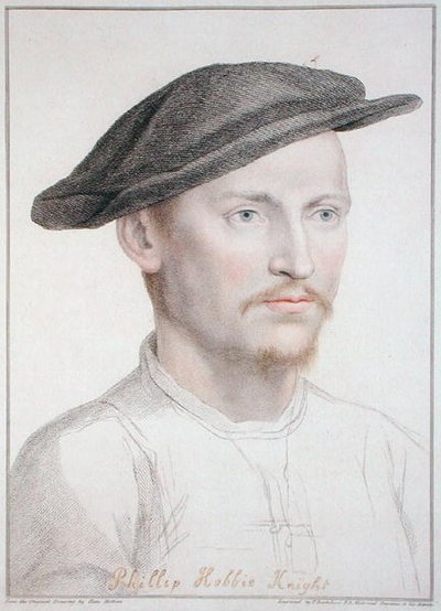 Philip Hobbie, graviert von Francesco Bartolozzi, 1796 von Hans (after) Holbein the Younger