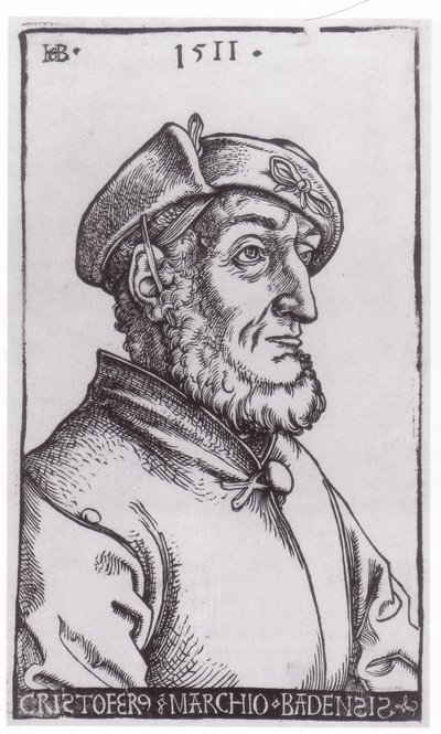 Baldung Christoph Holzschnitt von Hans Baldung Grien