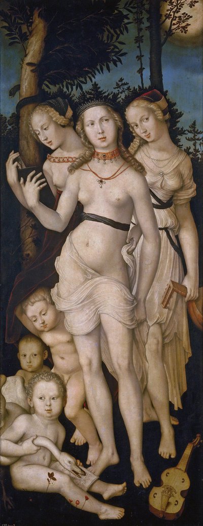 Die Jugend (Die drei Grazien) von Hans Baldung Grien