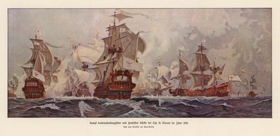 Schlacht von Kap St. Vincent von Hans Bohrdt