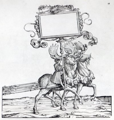 Szene aus Maximilians Triumphzug, um 1516-18 von Hans Burgkmair