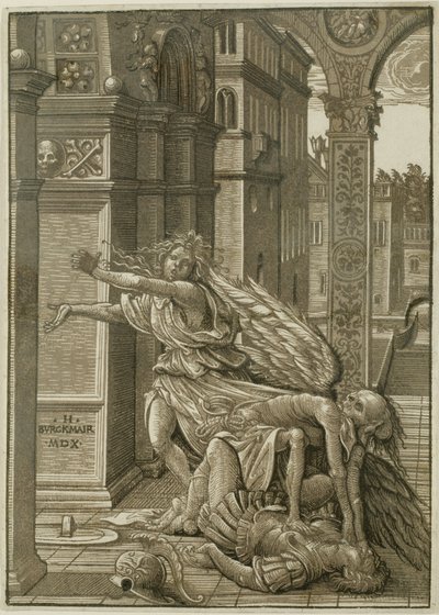 Liebende vom Tod überrascht von Hans Burgkmair the Elder
