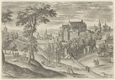Ansicht des Hofes von Brüssel von Hans Collaert (I)