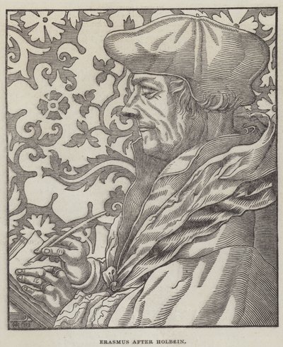 Erasmus von Hans Holbein der Jüngere