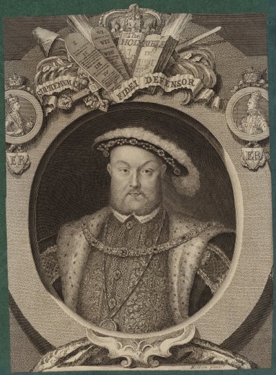 Porträt von König Heinrich VIII. von England von Hans Holbein der Jüngere