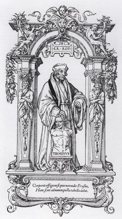 Porträt von Erasmus von Rotterdam (Erasmus 