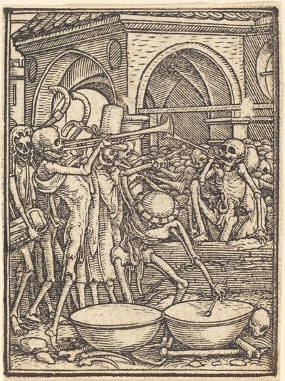 Skelette machen Musik von Hans Holbein the Younger
