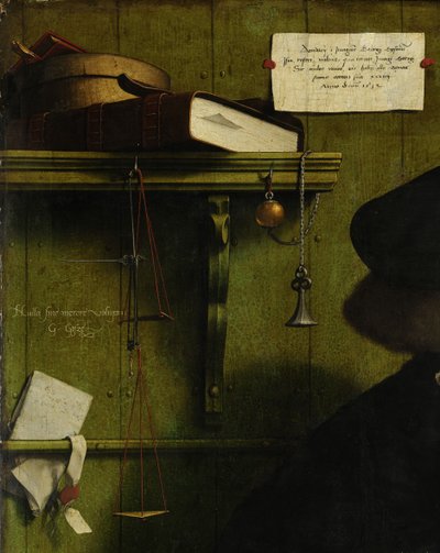 Der Kaufmann Georg Gisze (Detail), 1532 von Hans Holbein der Jüngere