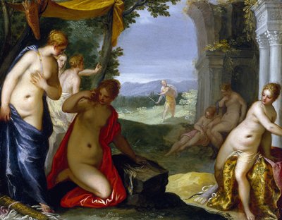 Diana und Actaeon von Hans I or Johann Rottenhammer