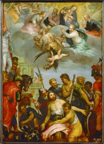 Martyrium des Heiligen Georg von Hans I or Johann Rottenhammer