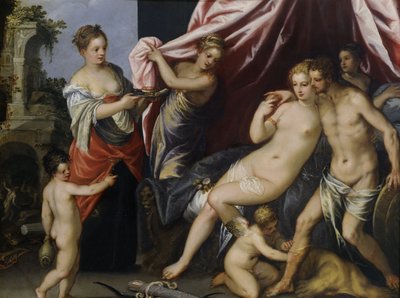 Venus und Mars von Hans I or Johann Rottenhammer