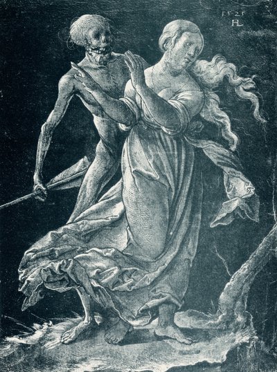 Der Tod ergreift ein Mädchen von Hans Leu