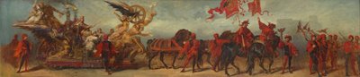 Entwurf zum Festzug 1879 - Die Eisenbahner von Hans Makart