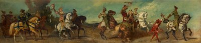 Entwurf zum Festzug 1879 - Die Falkenjagd von Hans Makart