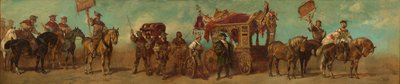 Entwurf zum Festzug 1879 - Die Wagenbauer, Sattler, Riemer und Taschner von Hans Makart