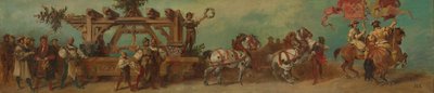 Entwurf zum Festzug 1879 - Die Zimmerleute von Hans Makart