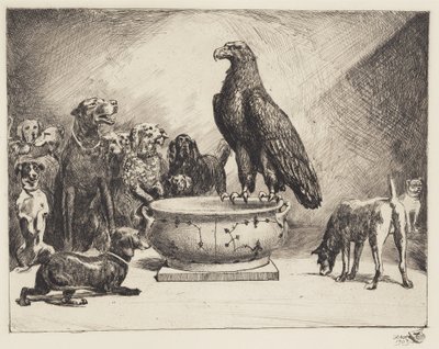 Der Adler und die Hunde von Hans Nikolaj Hansen