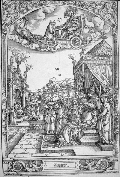 Der Planet Jupiter von Hans Sebald (School of) Beham
