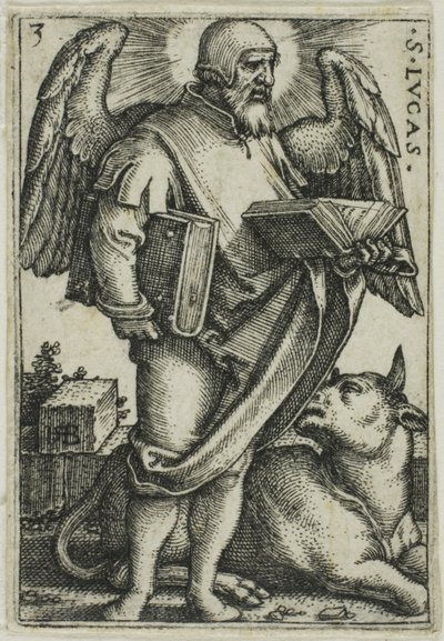 St. Lukas, aus Die vier Evangelisten von Hans Sebald Beham