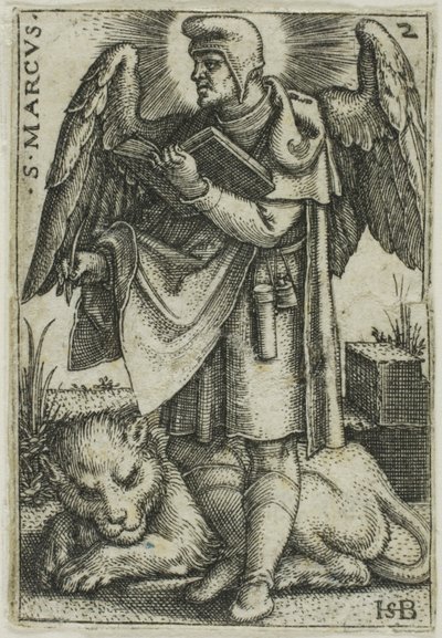 Der heilige Markus, aus Die vier Evangelisten von Hans Sebald Beham