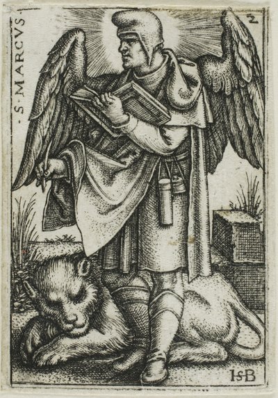 St. Markus, aus Die vier Evangelisten von Hans Sebald Beham