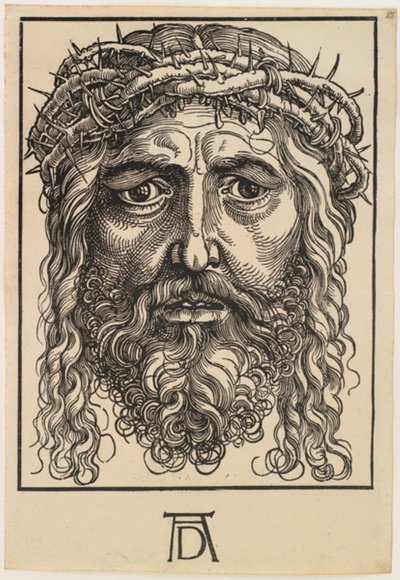 Das Haupt Christi mit Dornenkrone von Hans Sebald Beham