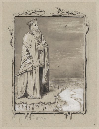 Allegorie des Januars von Hans Thoma