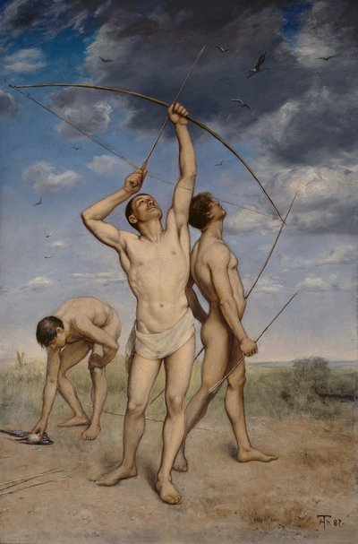 Bogenschützen von Hans Thoma